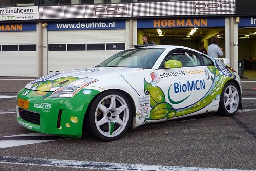 Bas Koeten geeft Nissan 350Z FlexFuel de sporen op Zandvoort